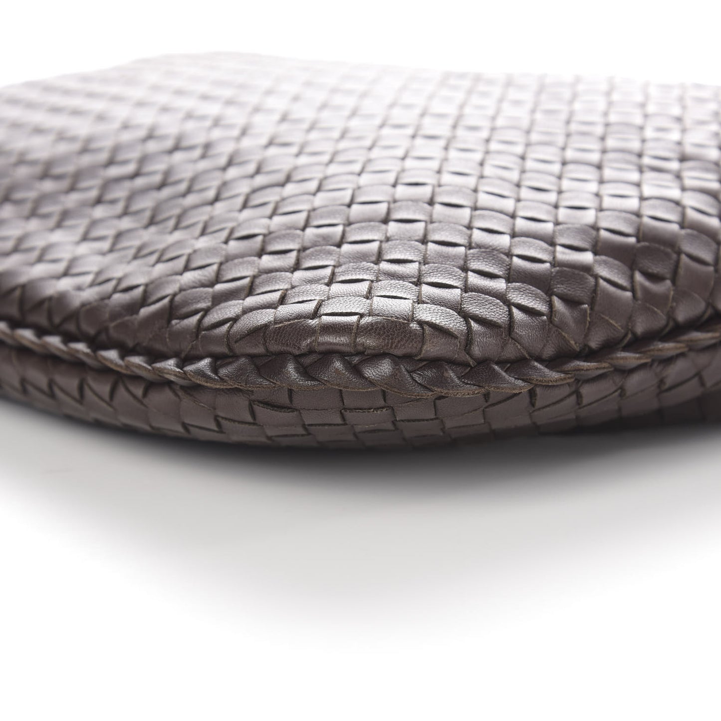 Nappa Intrecciato Large Veneta Hobo Ebano