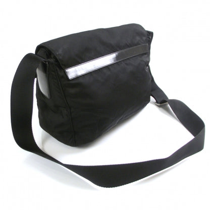 Prada Tessuto Nylon Messenger Bag Black 3 of 9