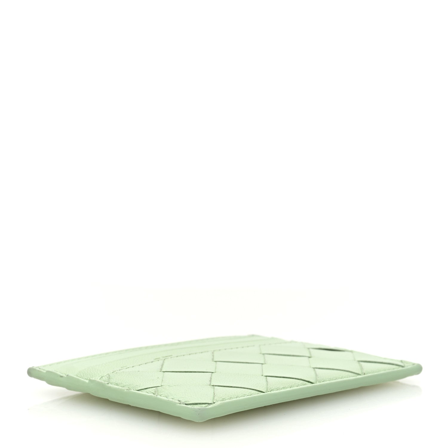 Bottega Veneta Nappa Intrecciato Card Holder Fresh Mint 4 of 8