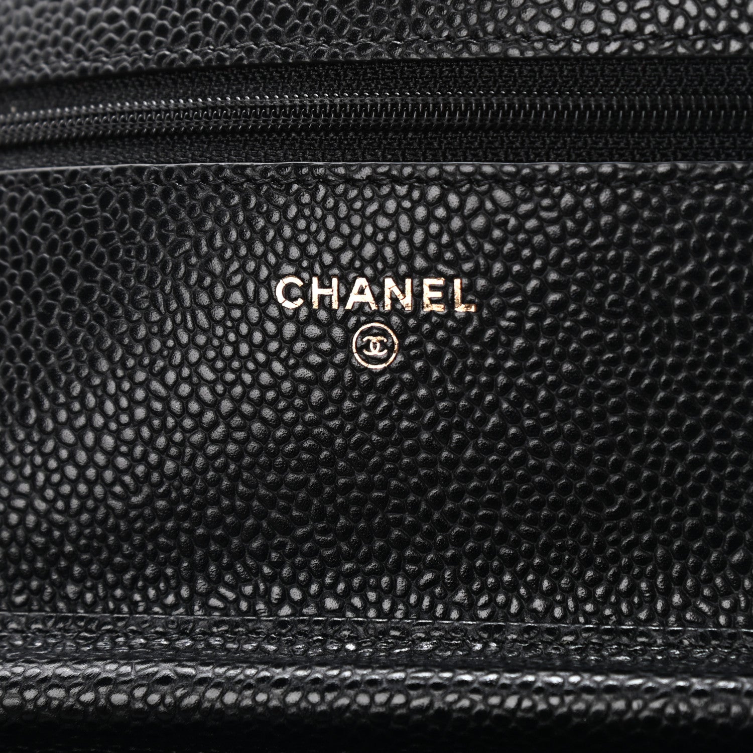 Chanel Caviar Quilted Wallet On Chain WOC Black 5 of 7