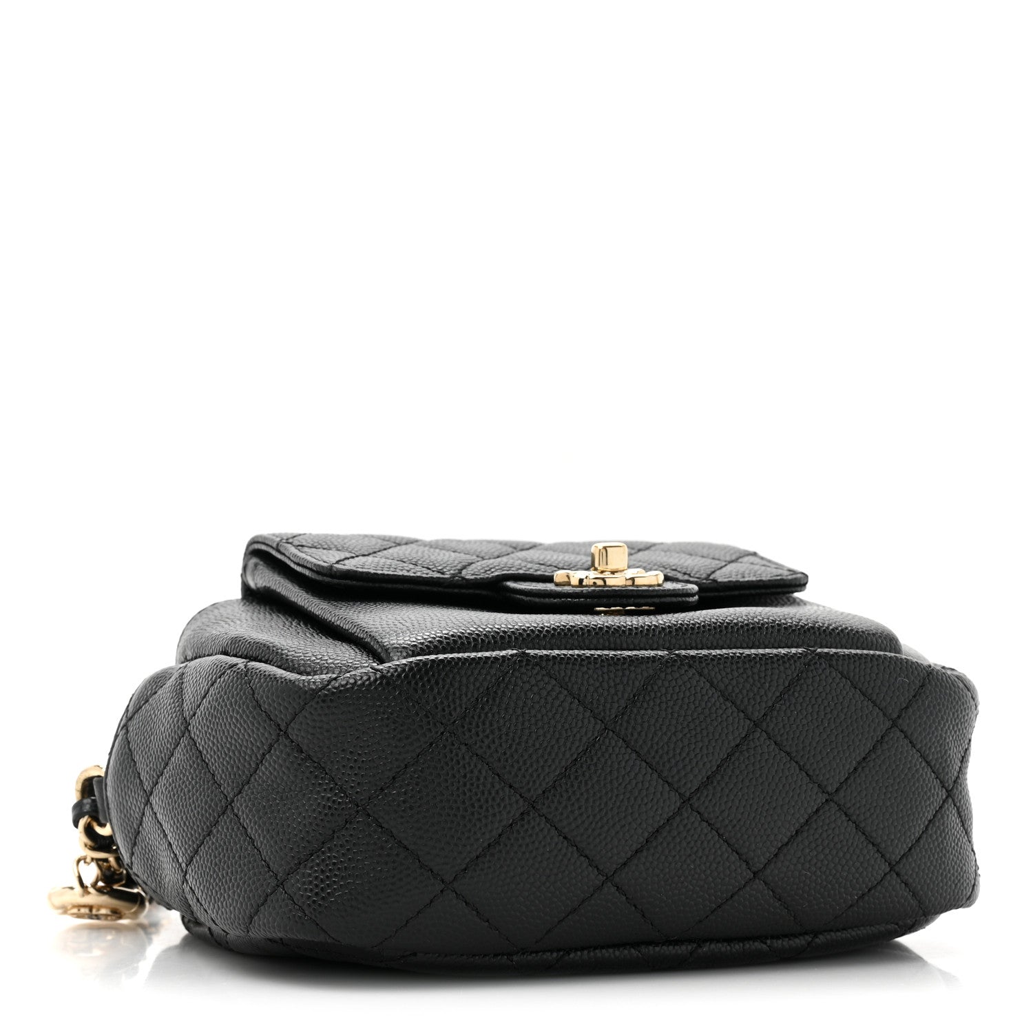 Chanel Caviar Quilted CC Day Camera Case Black 4 of 11