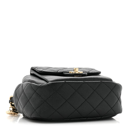 Chanel Caviar Quilted CC Day Camera Case Black 4 of 11