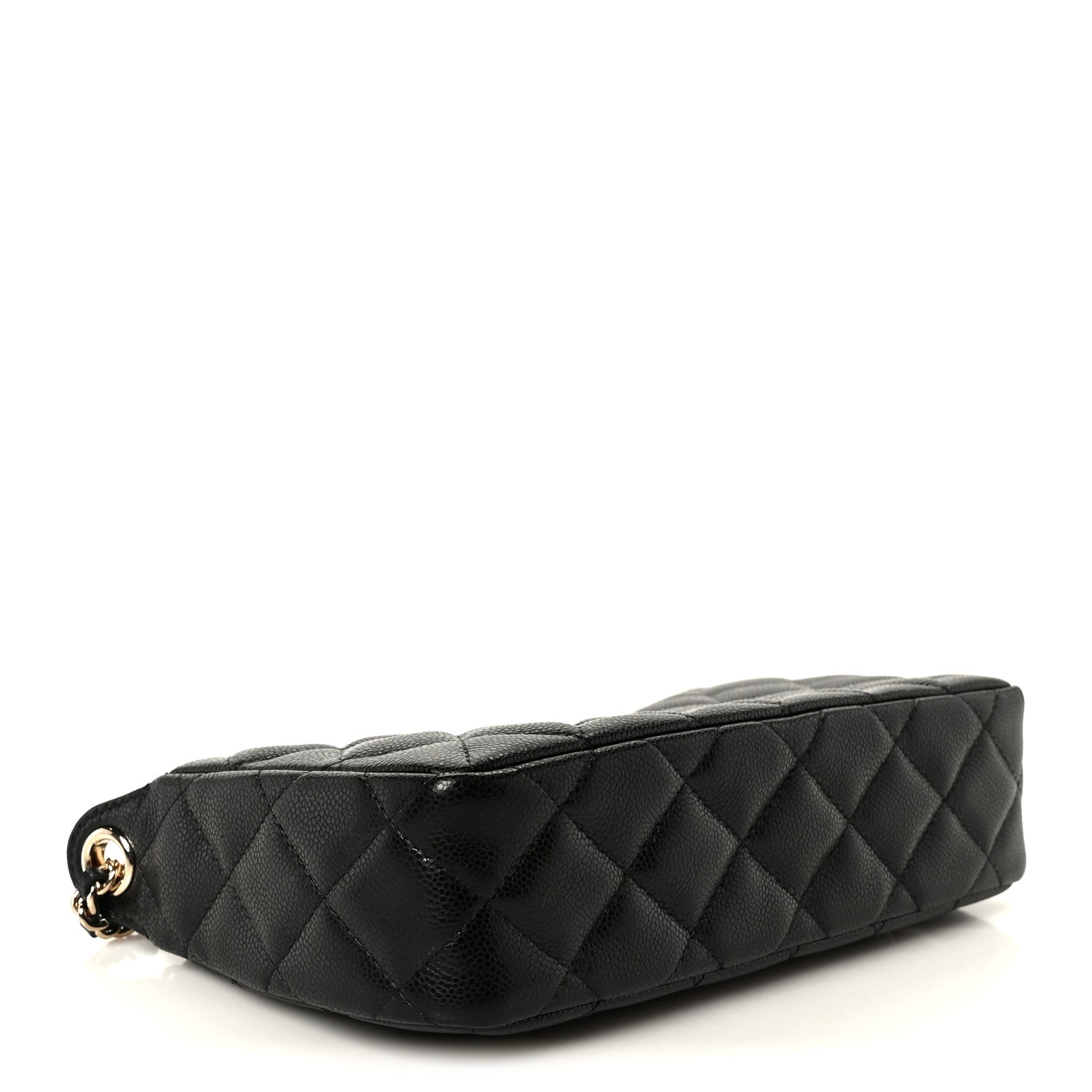 Chanel Caviar Quilted Purse With Chain Black 4 of 11