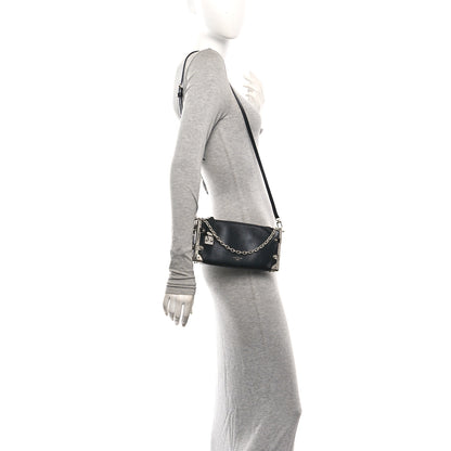 Louis Vuitton Calfskin Slim Trunk Black 2 of 9