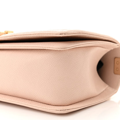 Chanel Caviar Chevron Quilted Medium Boy Flap Nude 10 of 11