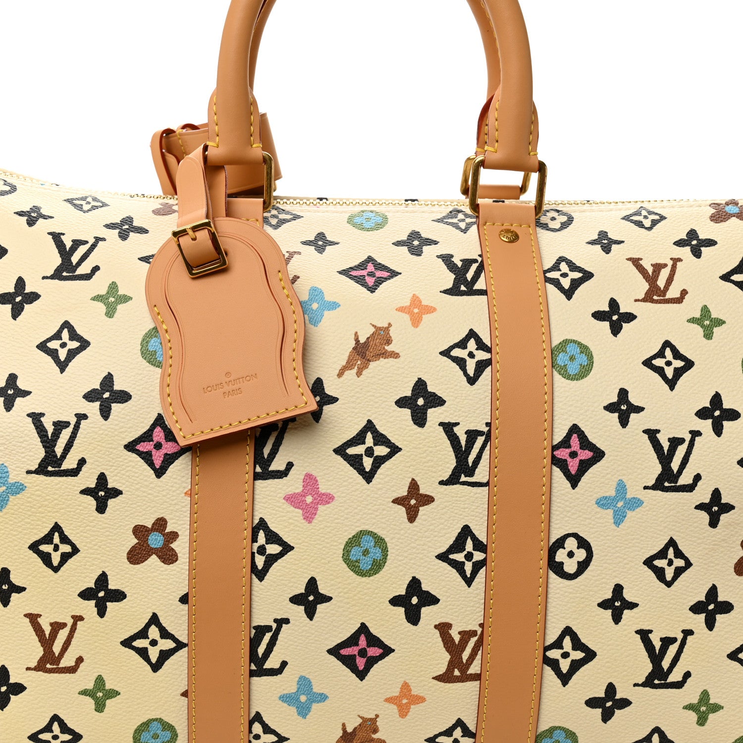 Louis Vuitton Monogram Craggy Keepall Bandouliere 45 Vanilla 6 of 8