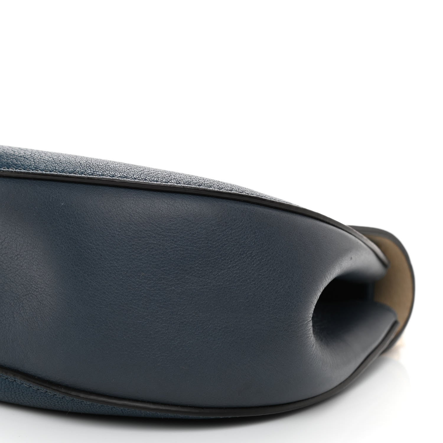 Chloe Grained Lambskin Mini Drew Shoulder Bag Royal Navy 8 of 8