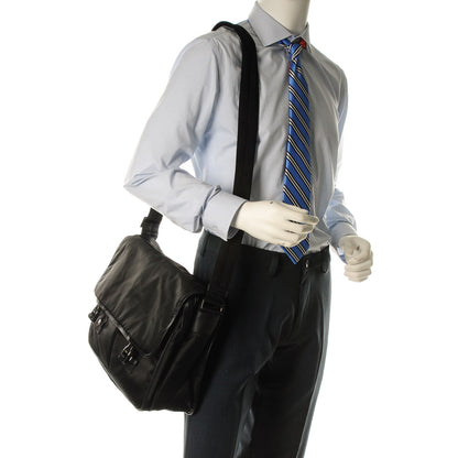 Prada Tessuto Nylon Saffiano Messenger Bag Nero Black 2 of 7