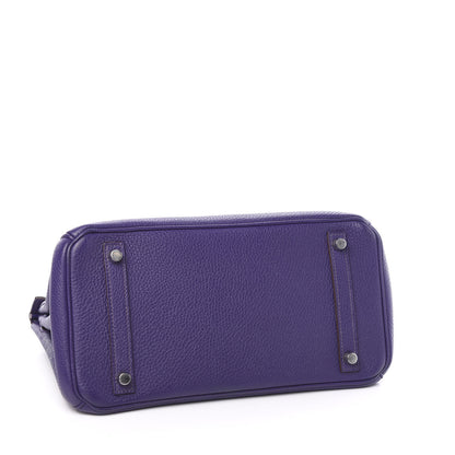 Hermes Togo Birkin 30 Iris 3 of 9