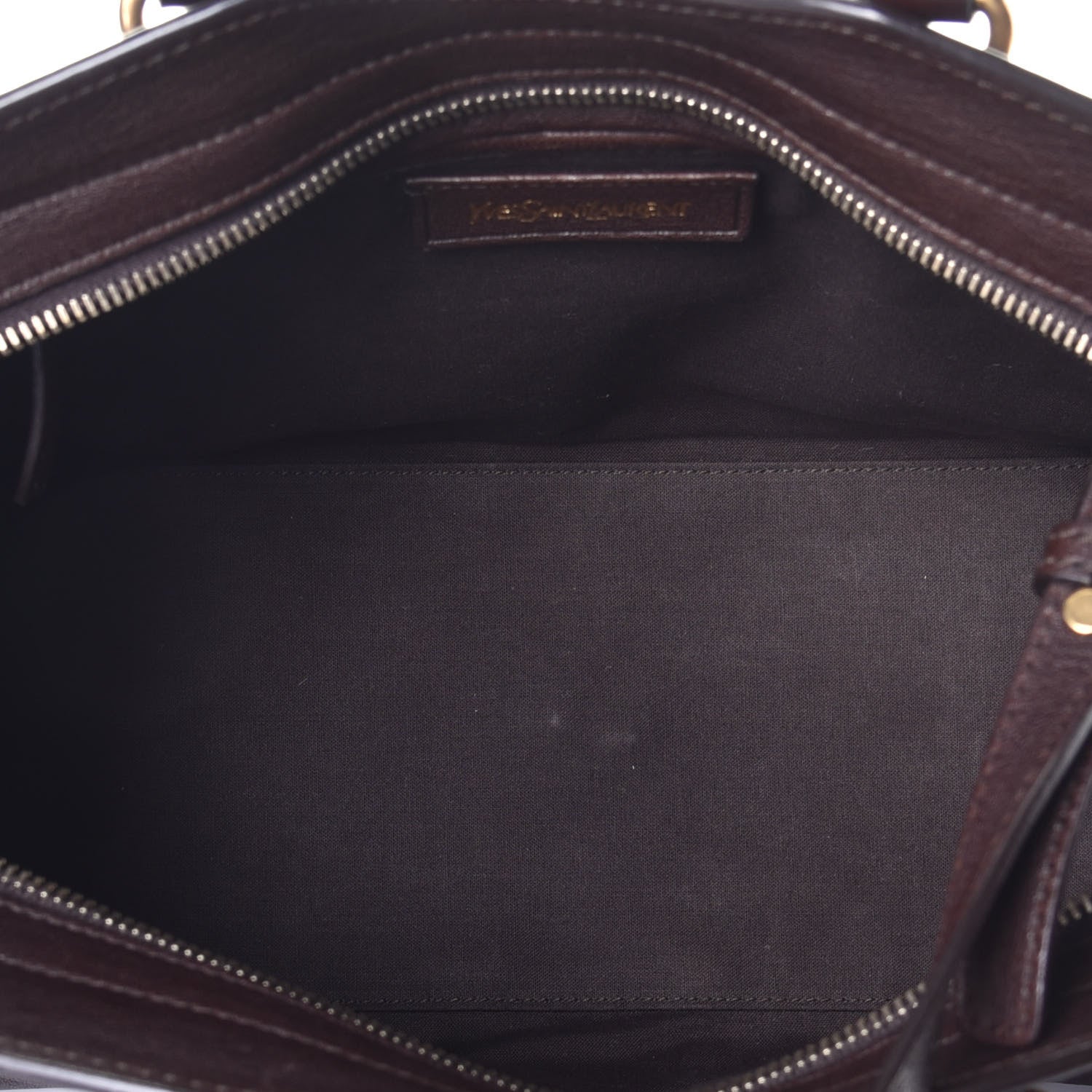 Saint Laurent Sheepskin Small Cabas ChYc Dark Brown 5 of 8