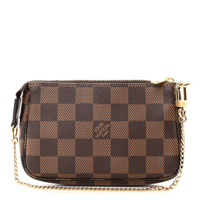 Louis Vuitton Damier Ebene Mini Pochette Accessories 1 of 7