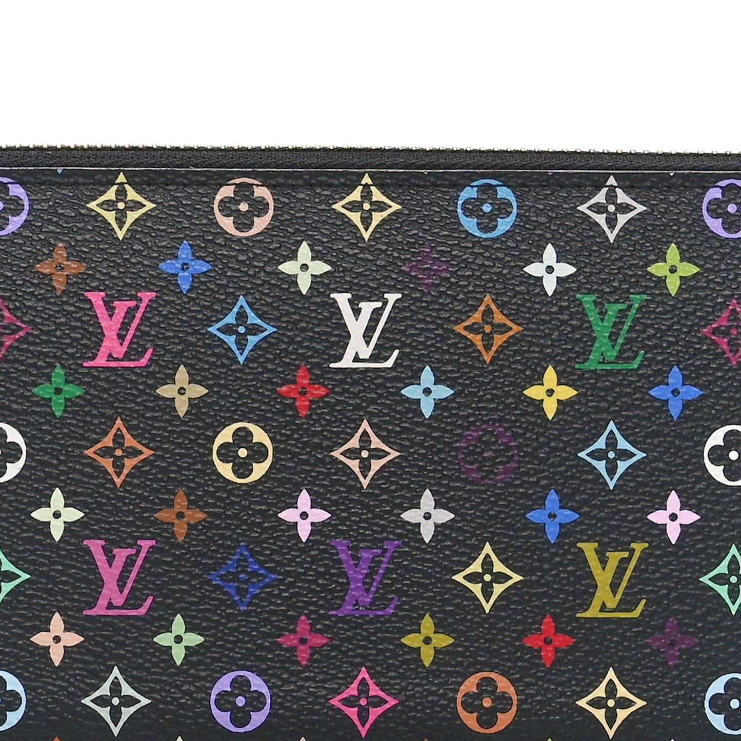 Monogram Multicolor Zippy Wallet Black Grenade