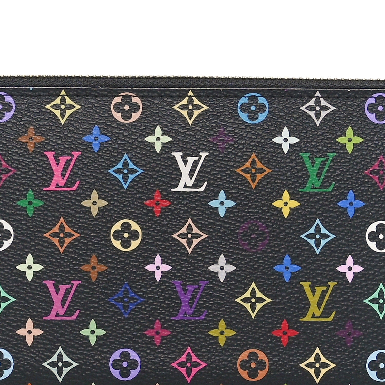 Louis Vuitton Monogram Multicolor Zippy Wallet Black Grenade 7 of 9