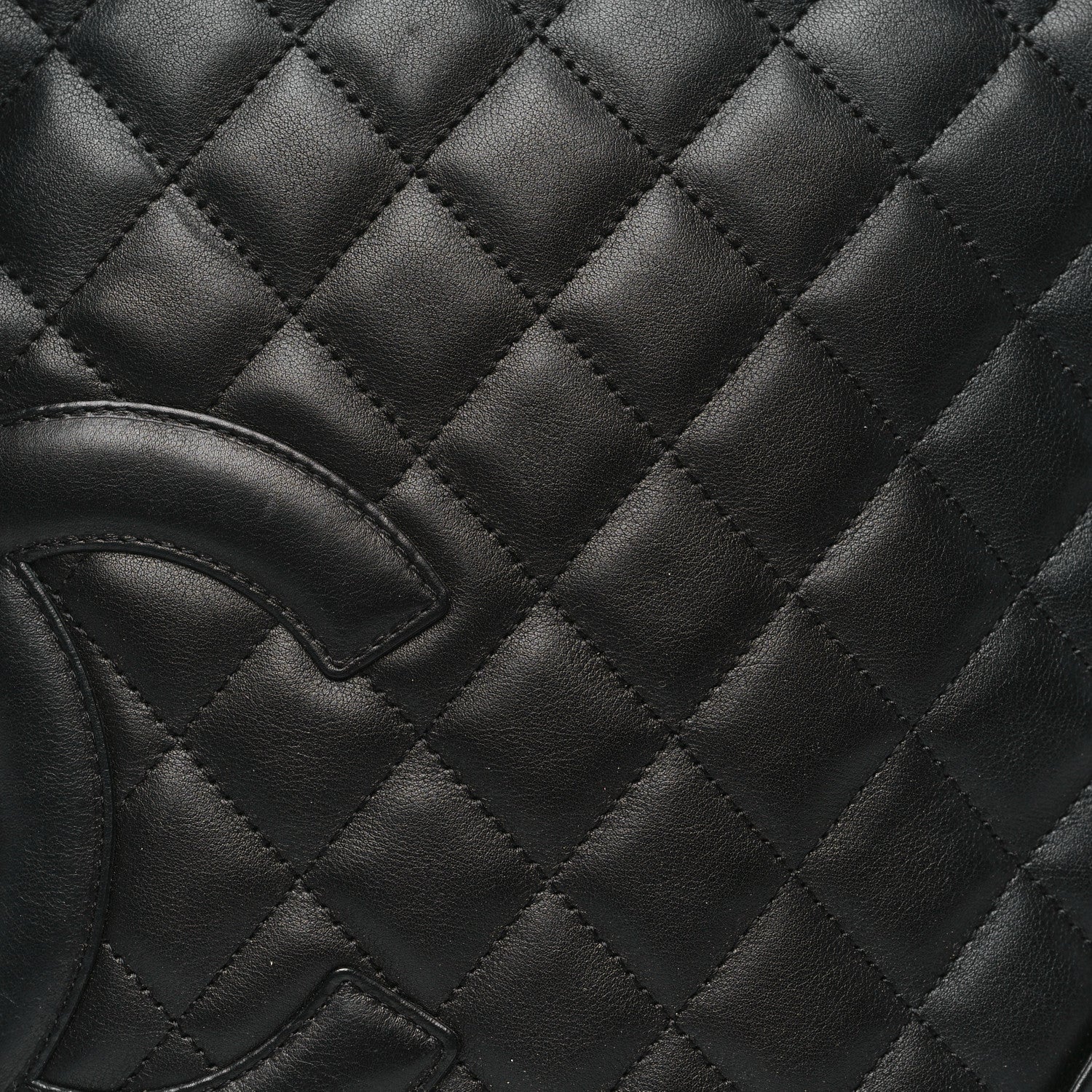 Chanel Calfskin Quilted Medium Cambon Messenger Black 8 of 10