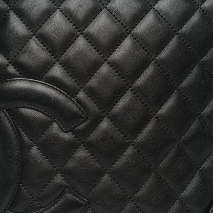 Chanel Calfskin Quilted Medium Cambon Messenger Black 8 of 10