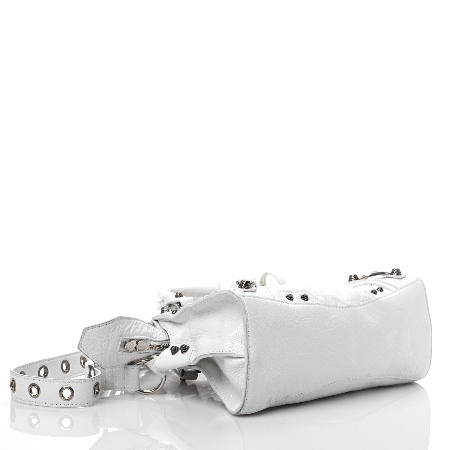 Balenciaga Agneau Arena Neo Cagole Handbag XS Optic White 3 of 8