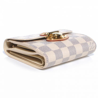 Louis Vuitton Damier Azur Joey Wallet 4 of 7