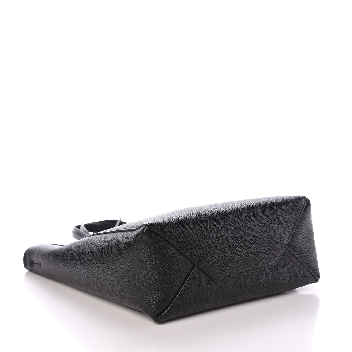 Celine Grained Calfskin Small Vertical Cabas Black 5 of 8
