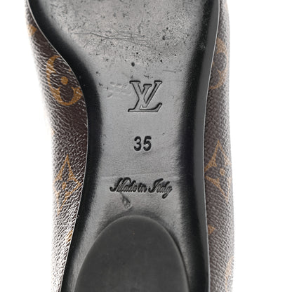 Louis Vuitton Patent Monogram Fetish Ballerina Flats 35 7 of 10