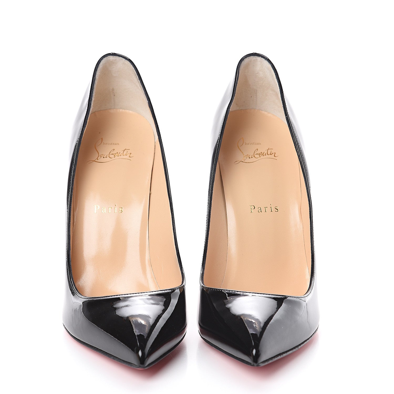 Christian Louboutin Patent Pigalle Follies 100 Pumps 40 Black 2 of 7
