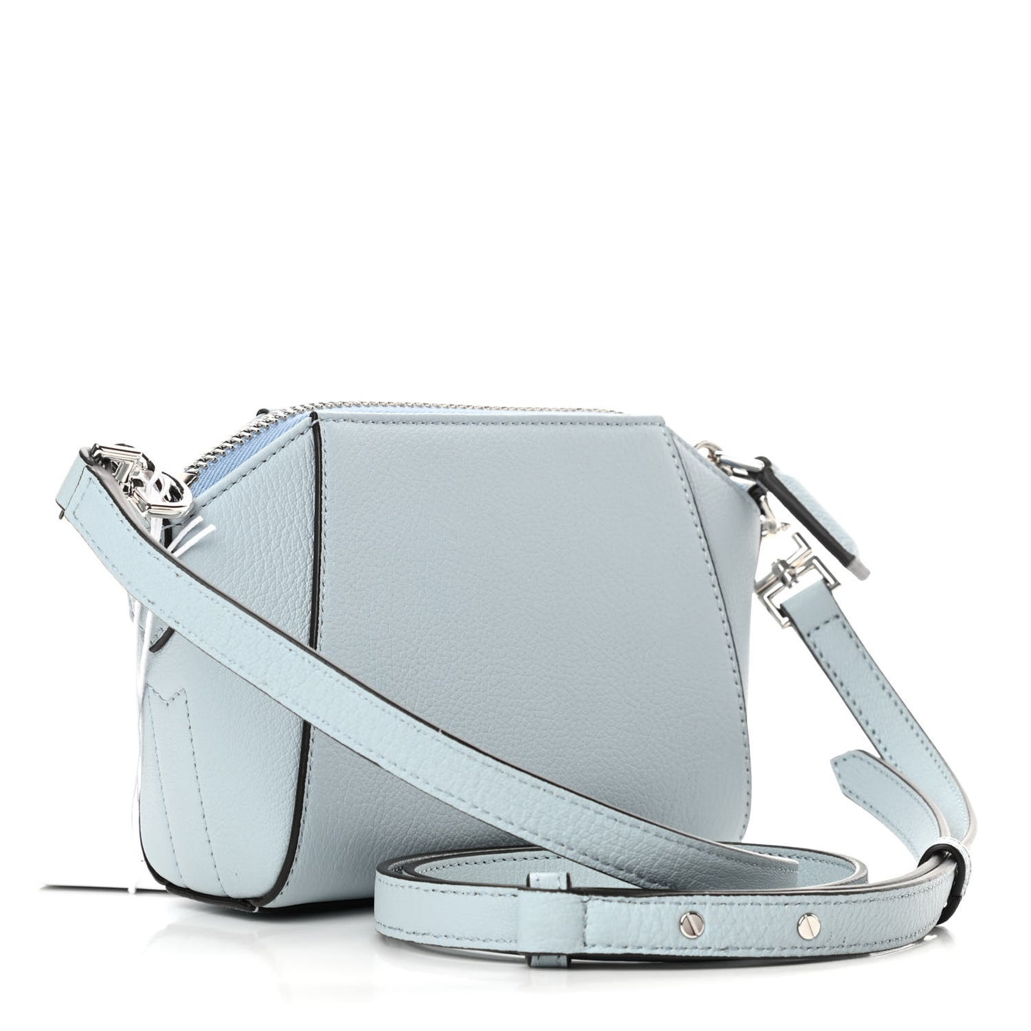 Sugar Goatskin Nano Antigona Ice Blue