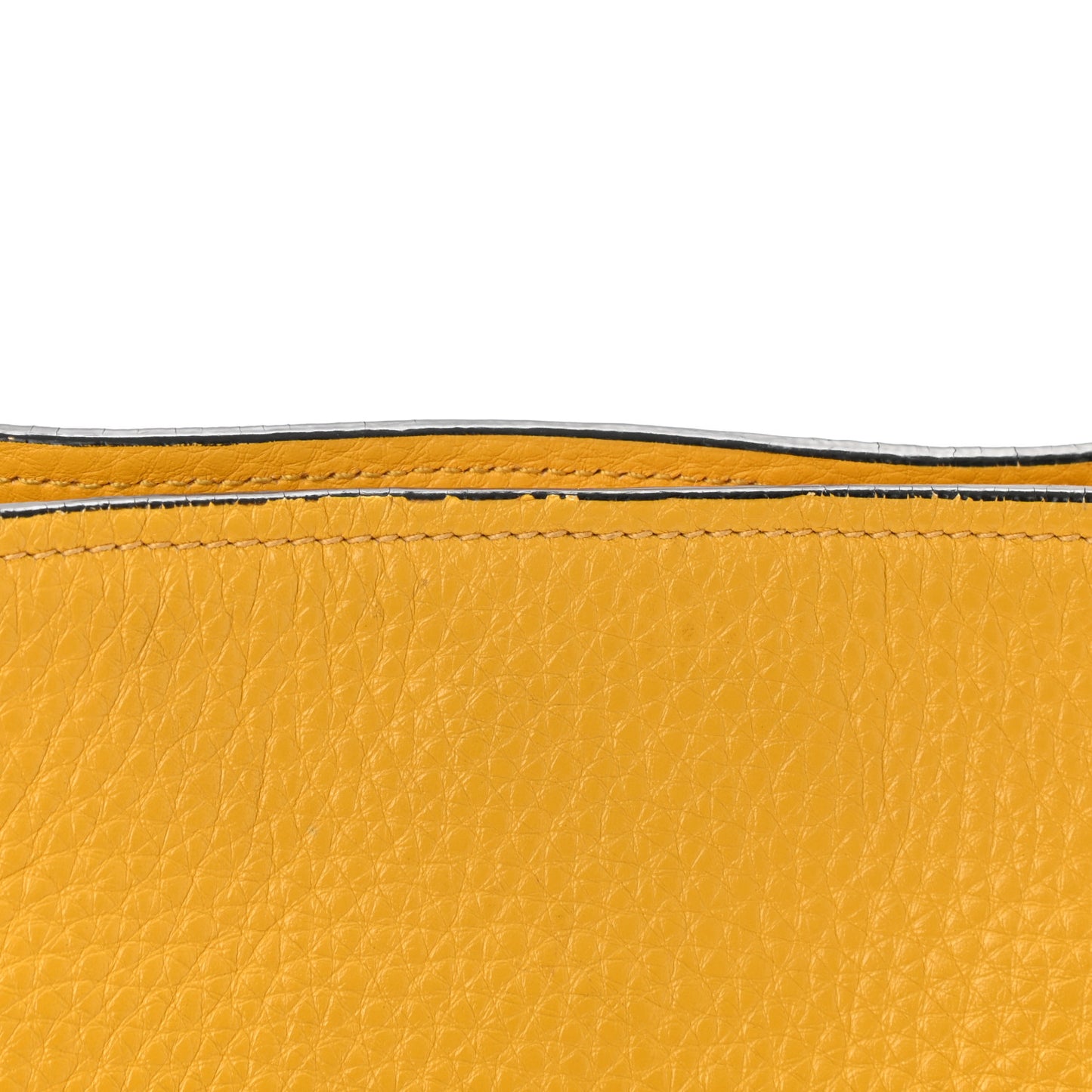 Vitello Daino Bucket Bag Mimosa