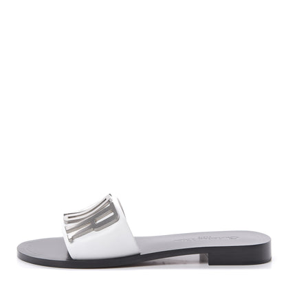 Christian Dior Calfskin Dio(r)evolution 10mm Slide Sandals 38 Off White 1 of 9