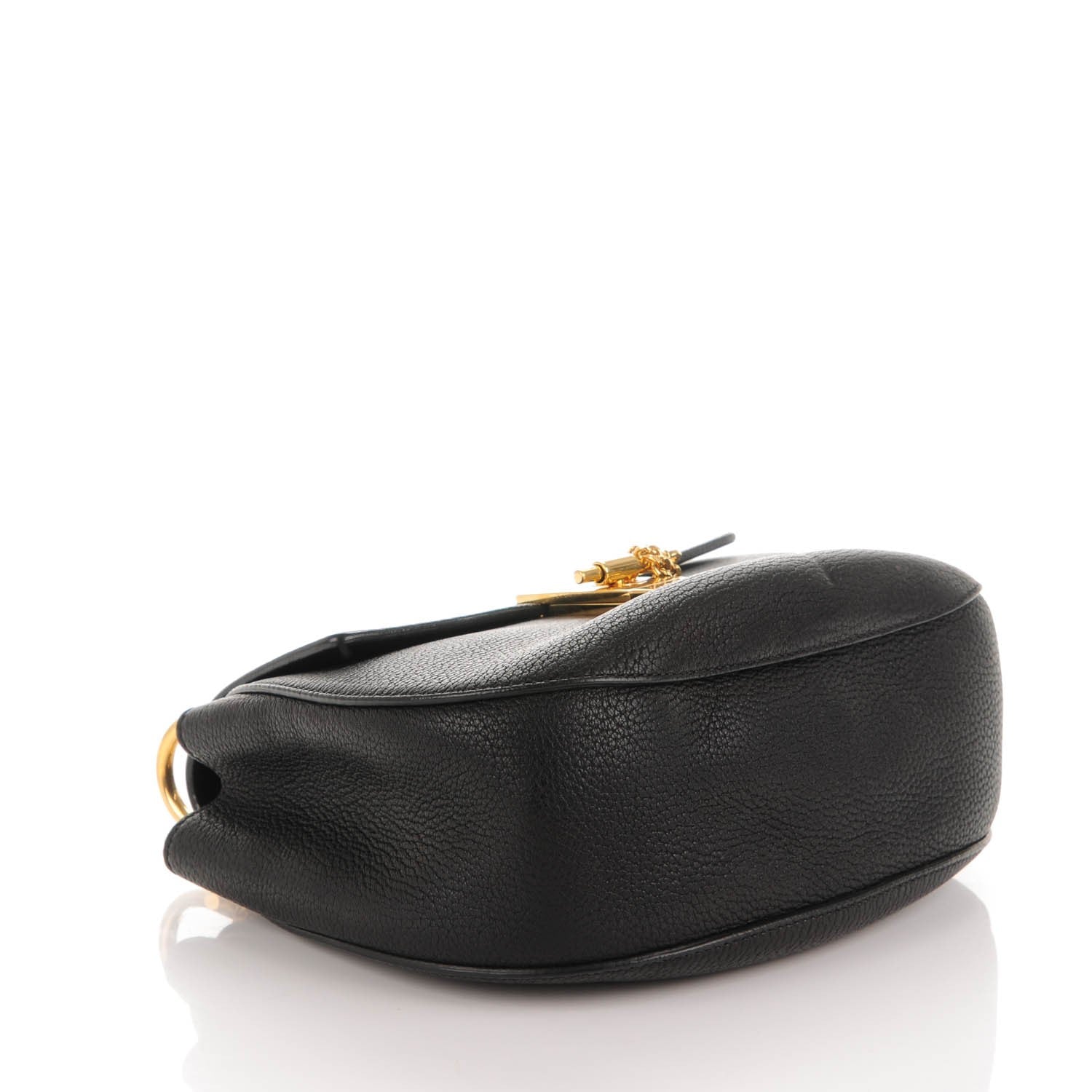 Chloe Grained Lambskin Drew Shoulder Bag Black 4 of 7