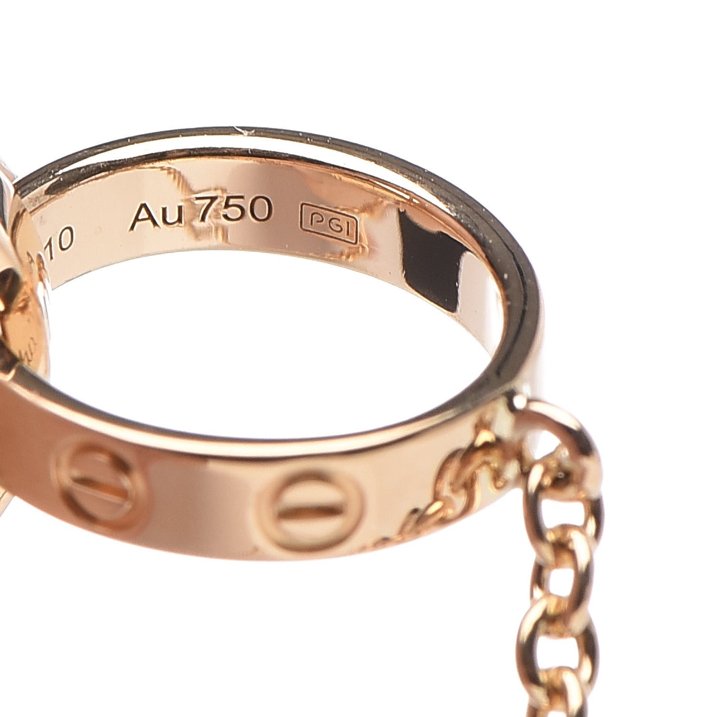 18K Yellow Gold Interlocking LOVE Bracelet