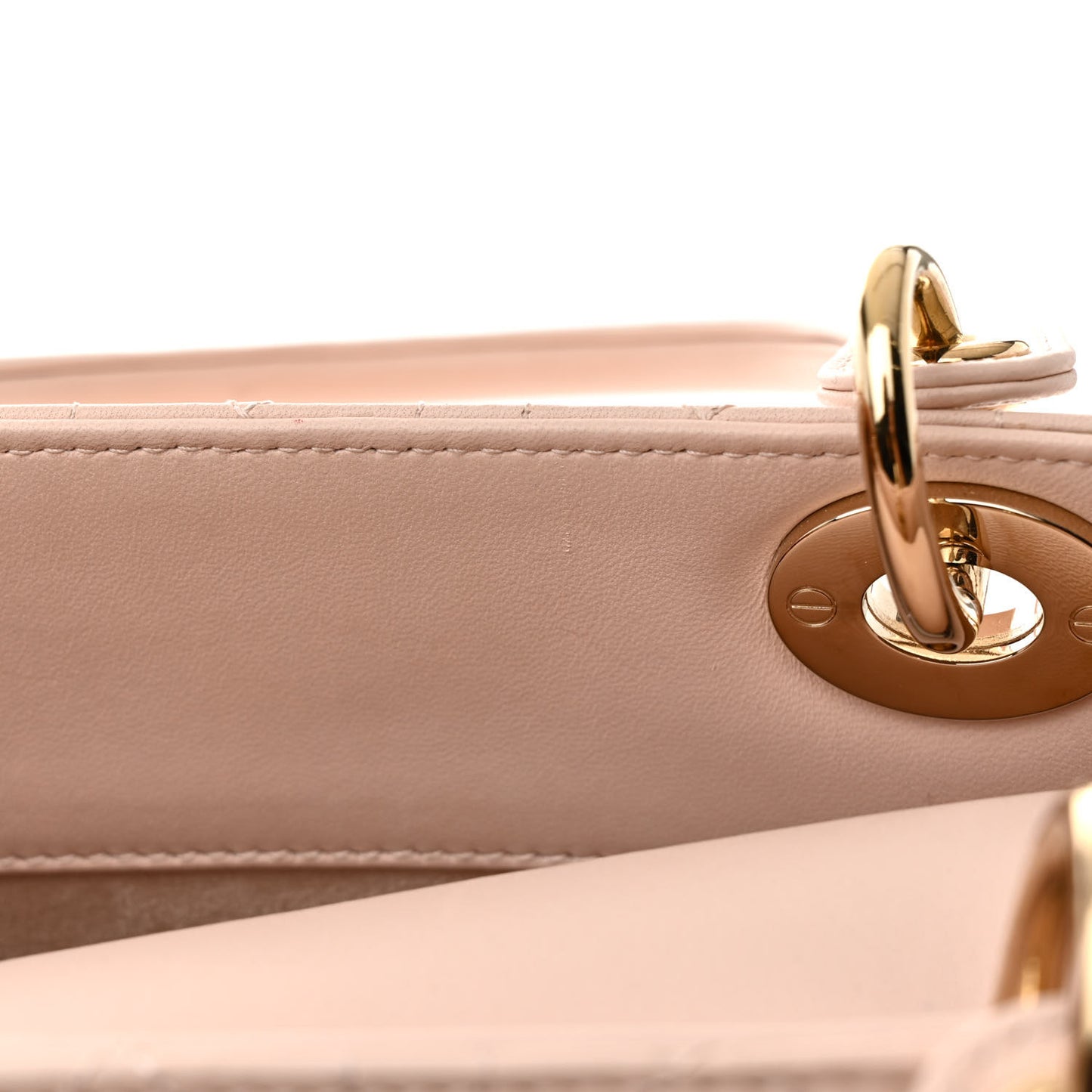 Lambskin Cannage Medium Lady Dior Light Pink