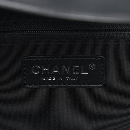 Chanel Calfskin Quilted Large Easy Shopping Tote Black 7 of 9