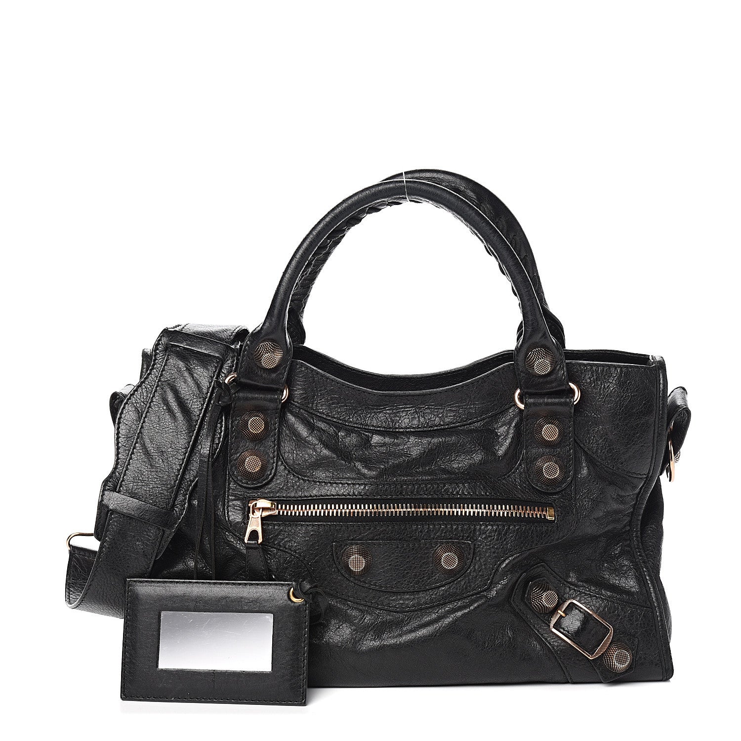 Balenciaga Agneau Giant 21 Rose Gold Hardware City Black 1 of 8
