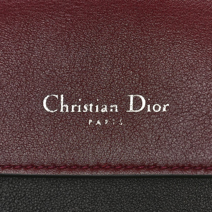 Christian Dior Metallic Patent Smooth Calfskin Small Tri-Color Be Dior Flap Black Silver 6 of 9