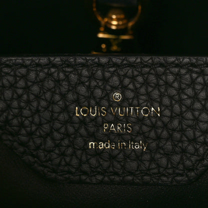 Louis Vuitton Taurillon Capucines PM Black Arizona Beige Ruby Red 6 of 10