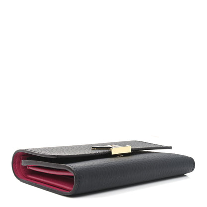 Louis Vuitton Taurillon Capucines Compact Wallet Black 4 of 7