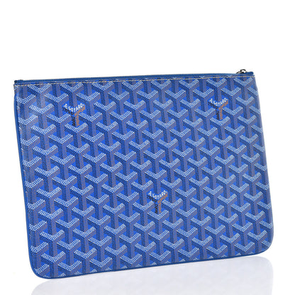Goyard Goyardine Senat Pochette MM Sky Blue 3 of 8