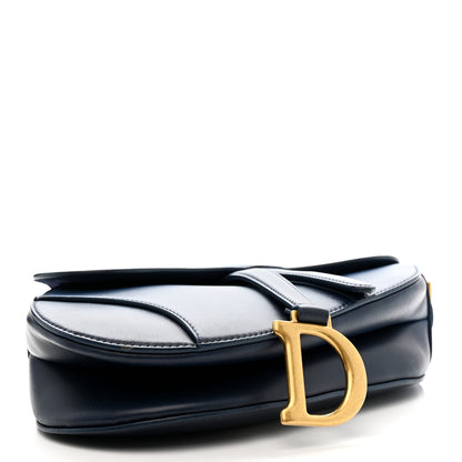Christian Dior Calfskin Gradient Saddle Bag Indigo Blue 4 of 12