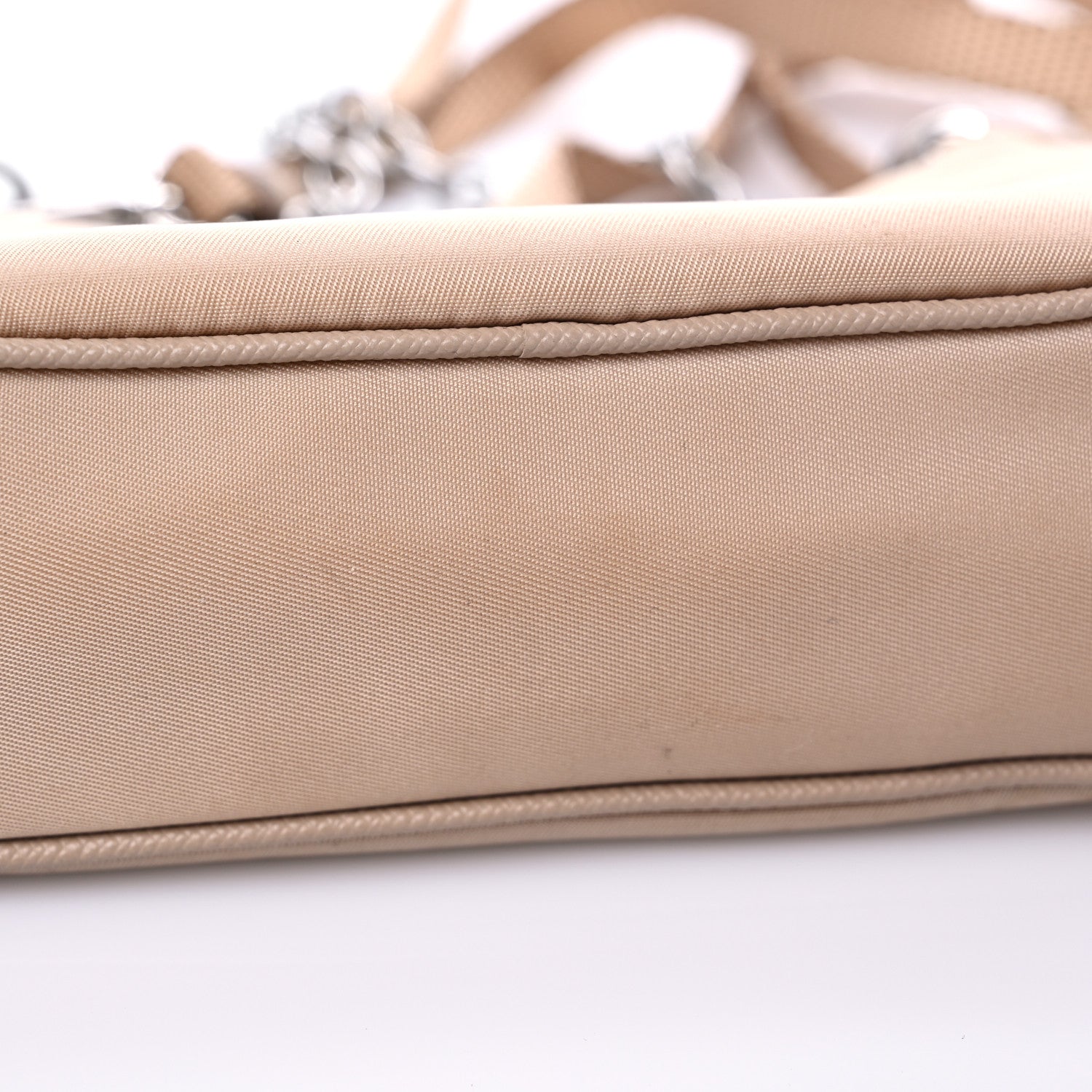 Prada Tessuto Nylon Saffiano Mini Re-Edition 2000 Shoulder Bag Cammeo 12 of 15