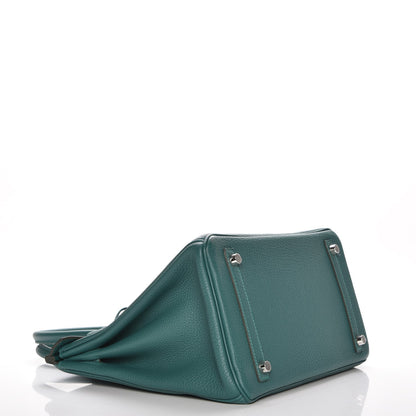 Hermes Togo Birkin 30 Malachite 6 of 32