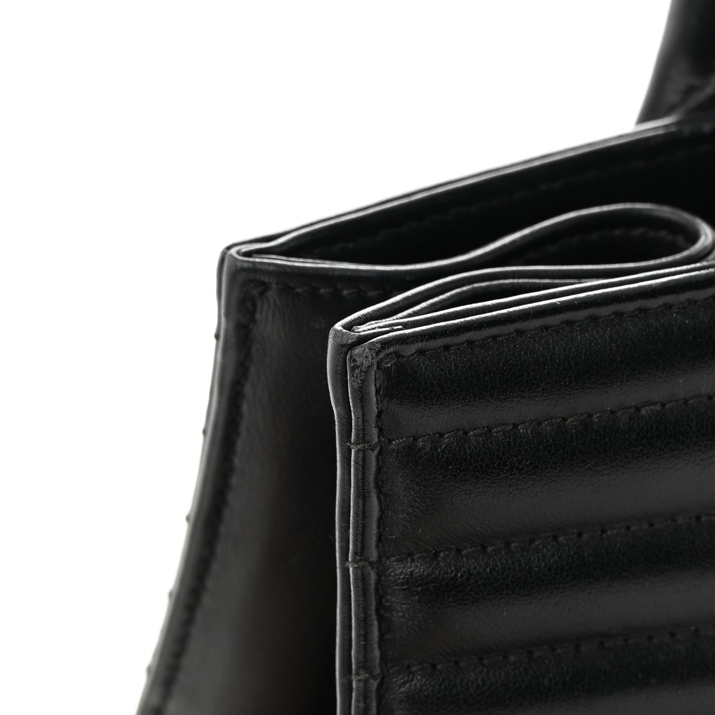 Soft Calfskin Impunture Diagramme Tote Black