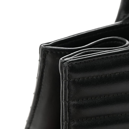 Prada Soft Calfskin Impunture Diagramme Tote Black 17 of 17