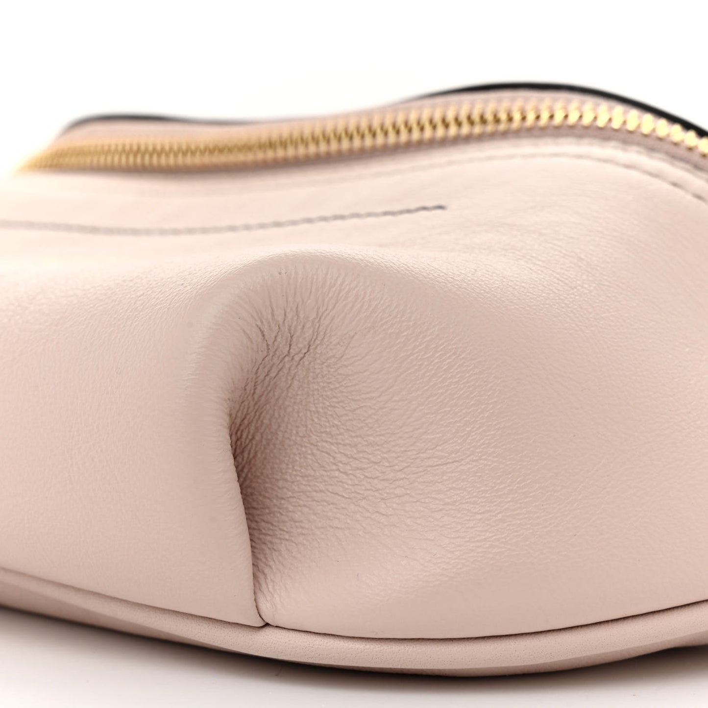 Calfskin Whip Belt Bag Pale Pink