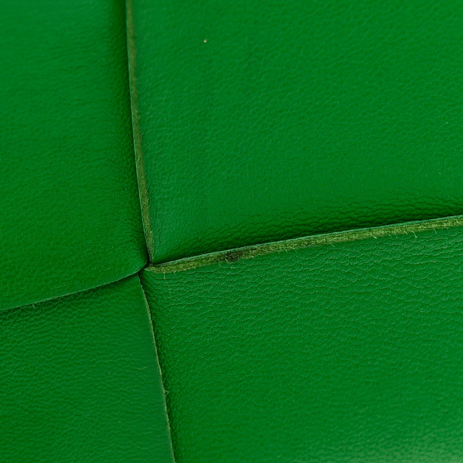 Bottega Veneta Lambskin Maxi Intrecciato Cassette Crossbody Bag Grass 12 of 13