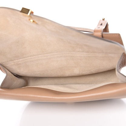 Chloe Calfskin Georgia Crossbody Bag Chestnut Cream 5 of 16