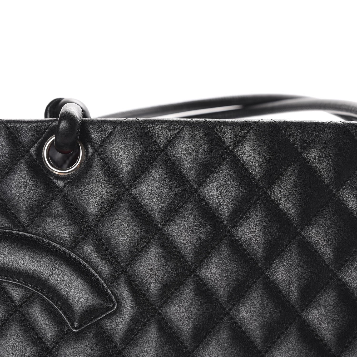 Chanel Calfskin Quilted Large Cambon Tote Black 15 of 16