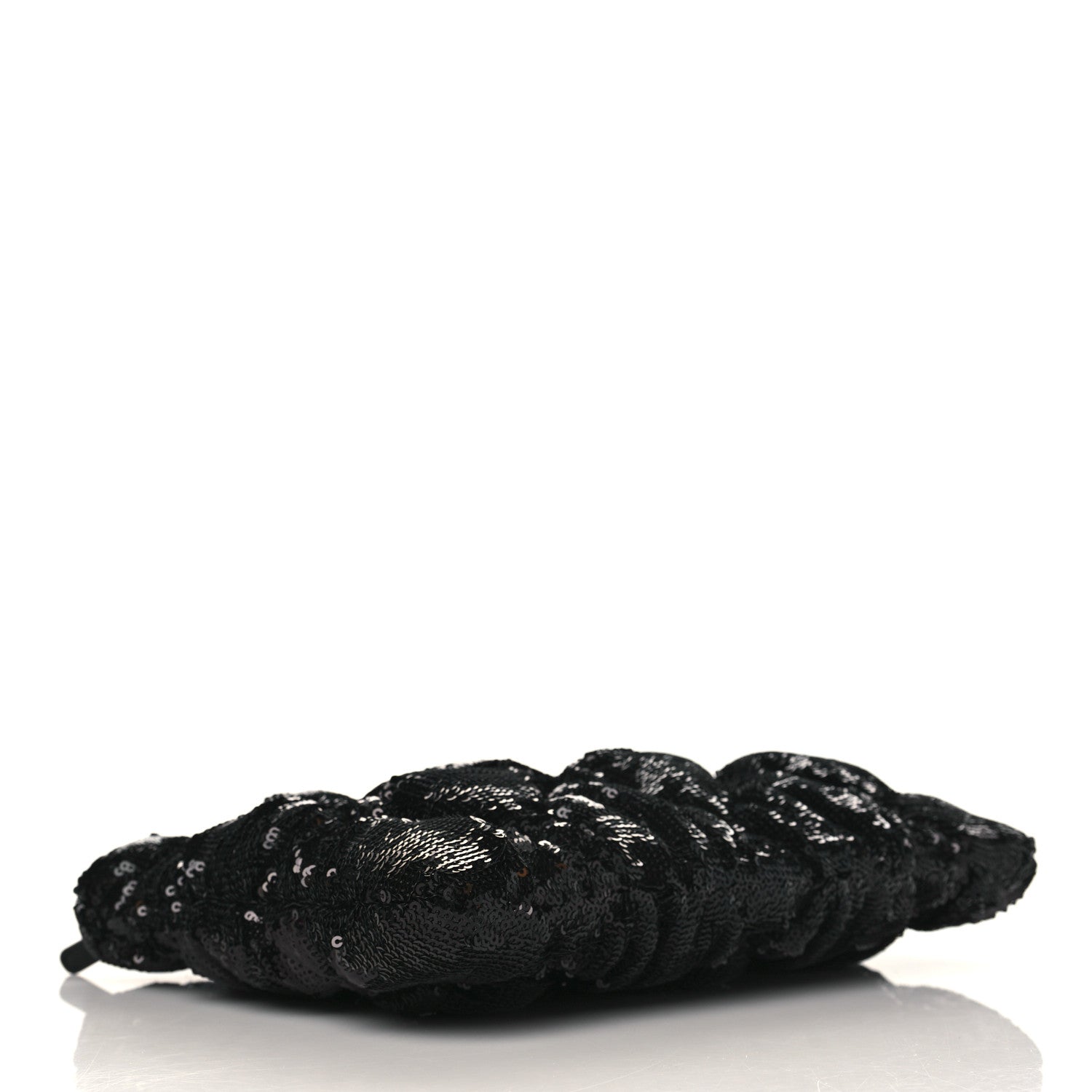 Chanel Sequins Quilted Large Chanel 19 Pouch Black 4 of 9