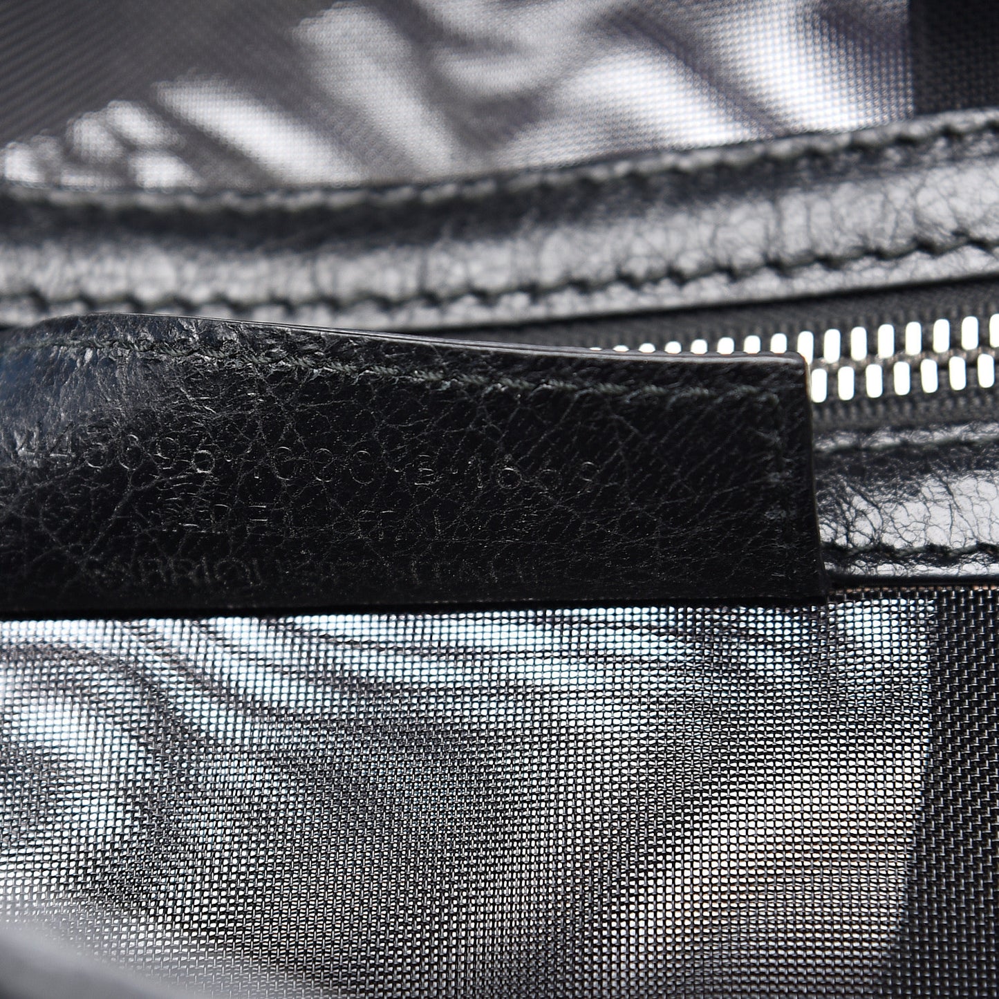 Mesh Small Bazar Shopper Tote Black
