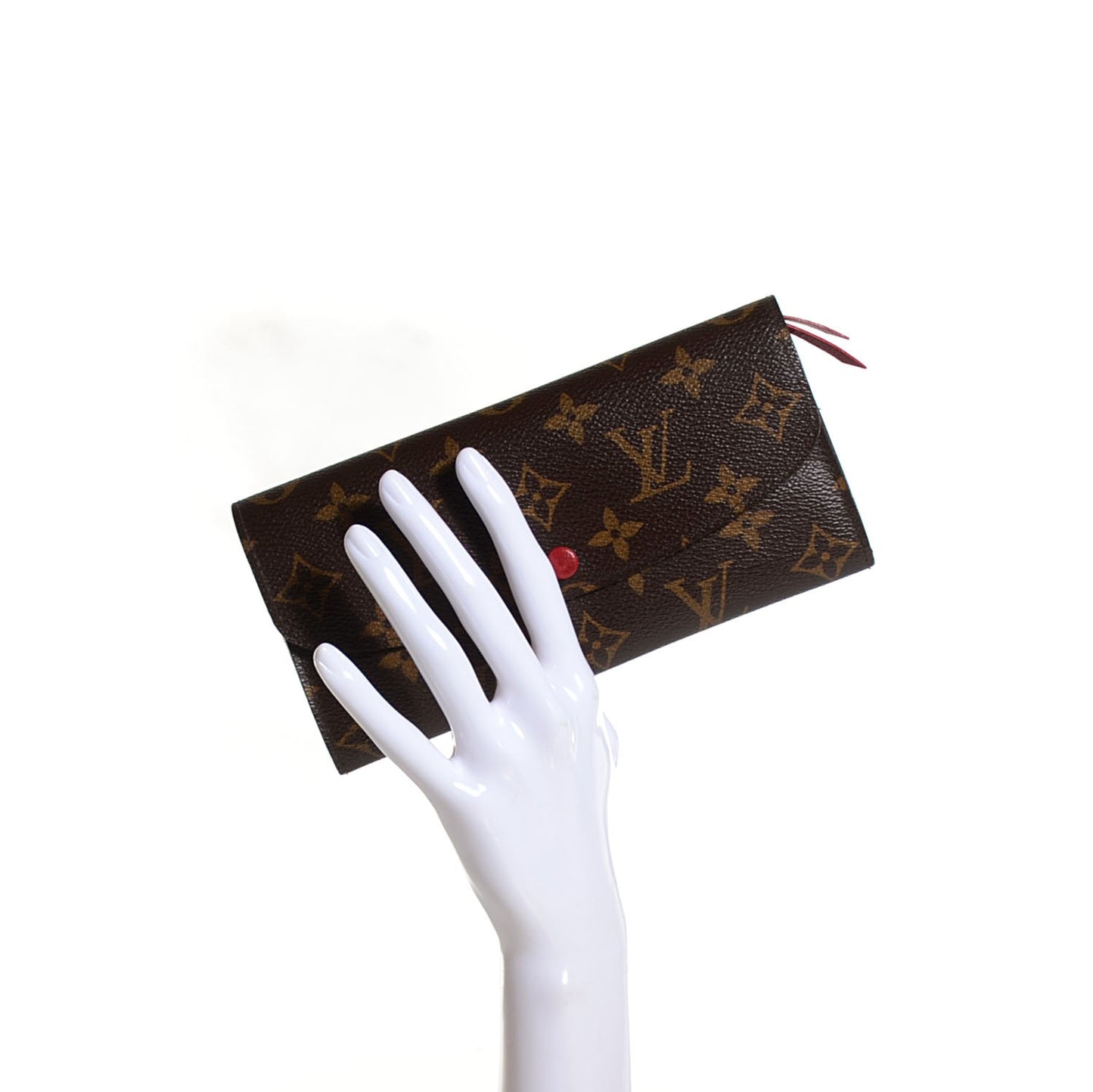 Monogram Emilie Wallet Red