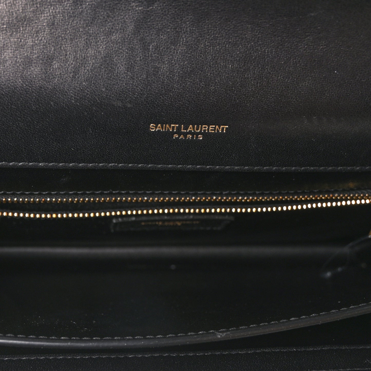 Calfskin Crocodile Embossed Gaby Satchel Black