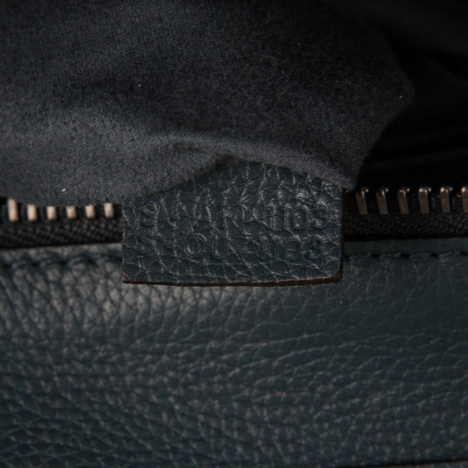 Celine Drummed Calfskin Micro Luggage Orage 6 of 7